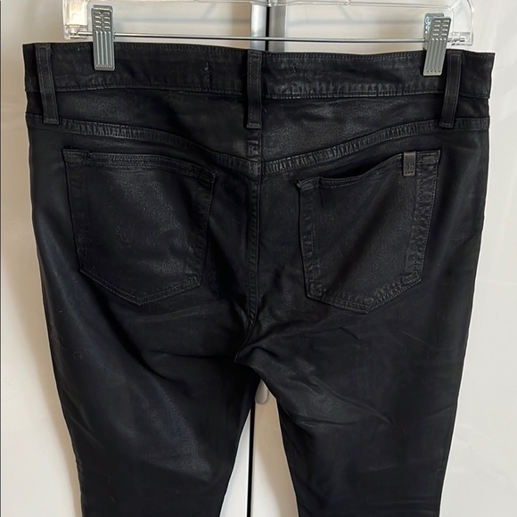 JOE’S JEANS Jet Black Coated Skinny Ankle Jeans, Size 30 - Picture 7 of 15